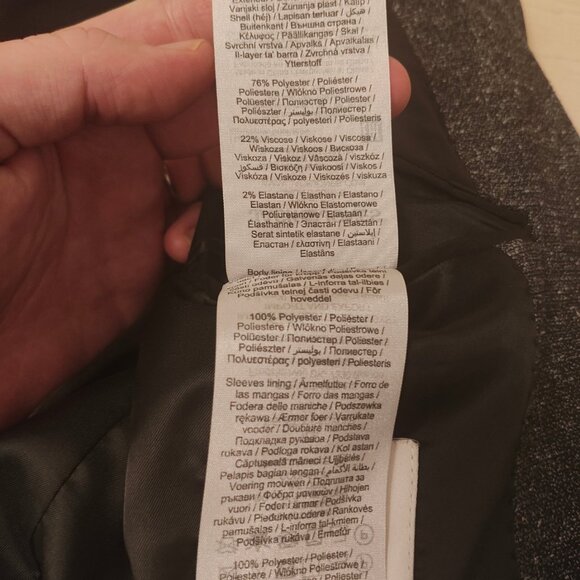 EUC men's blazer in dark grey - Picture 5 of 5